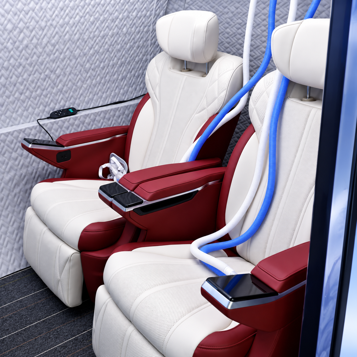 HyperRecovery Seat Duo two-person hyperbaric chamber, view 4